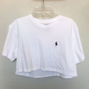 Vintage cropped Polo T-shirt